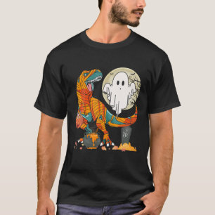 Camiseta Halloween Dinosaurios Mummy T Rex Calabaza para ni