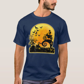 Camiseta Halloween Dirt Bike Costume Funny Motocross Dirt
