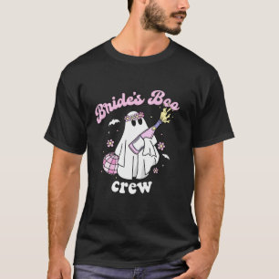 Camiseta Halloween Disco Ghost Bride Boo Retro Crew Bache