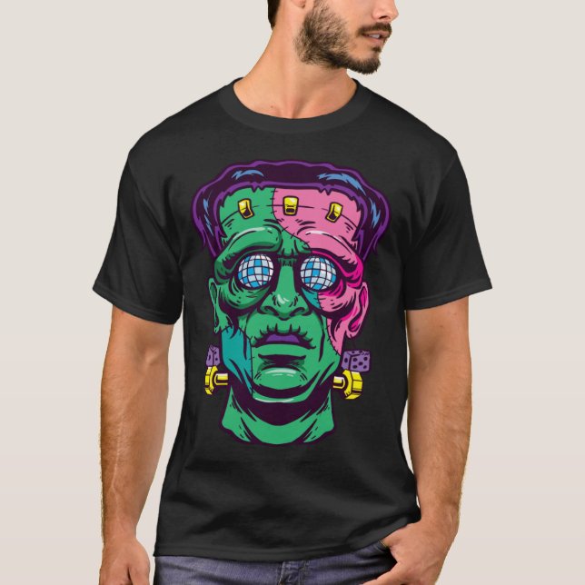 Camiseta Halloween Disco Zombie (Anverso)