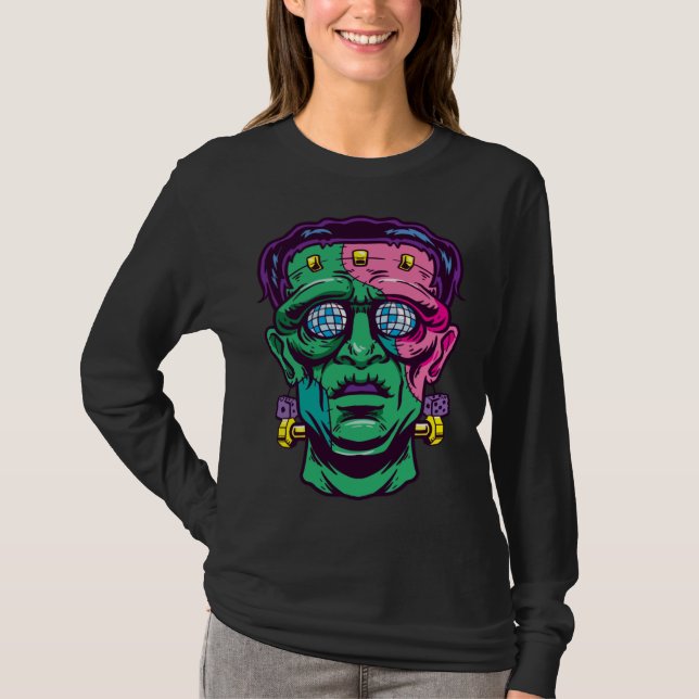 Camiseta Halloween Disco Zombie (Anverso)