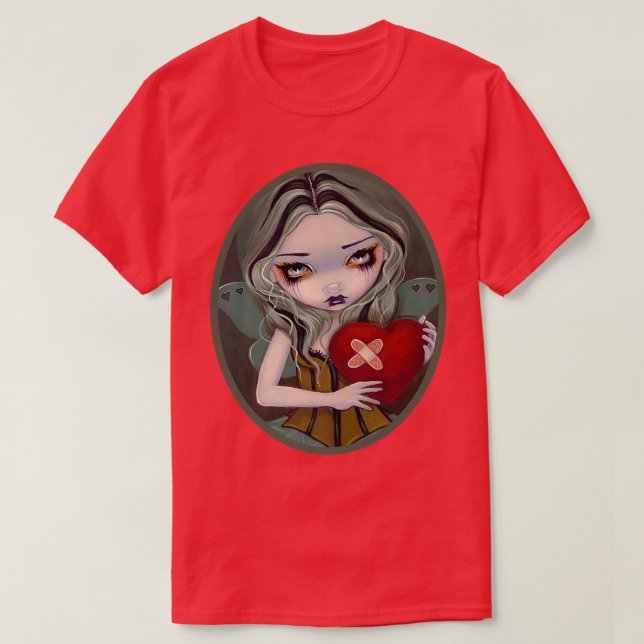 Camiseta Halloween disfraz malvado de corazón (Diseño del anverso)