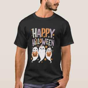 Camiseta Halloween Disstume Calabaza Skeleton Horror Fantas
