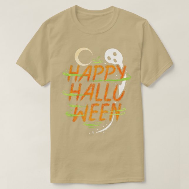 Camiseta Halloween Disstume Espíritu Fantasma Deseos Feliz  (Diseño del anverso)