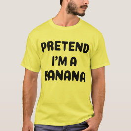 Camiseta Halloween divertida - Pretende que soy banana