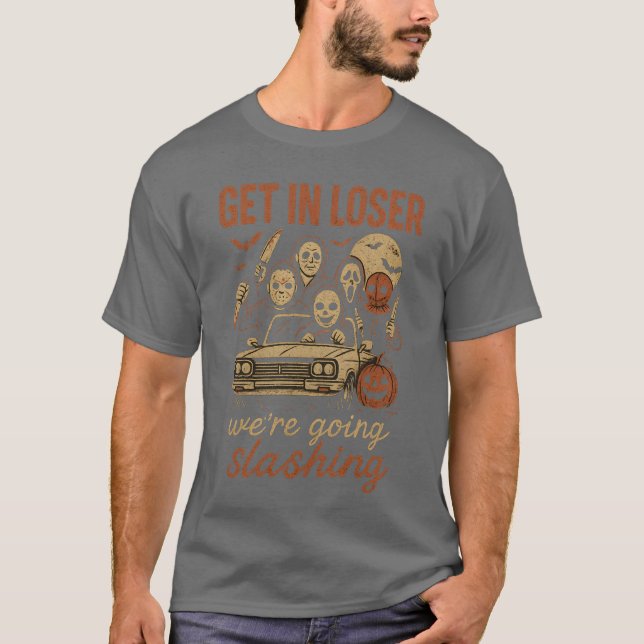 Camiseta Halloween divertida se vuelve más perdedora vamos  (Anverso)