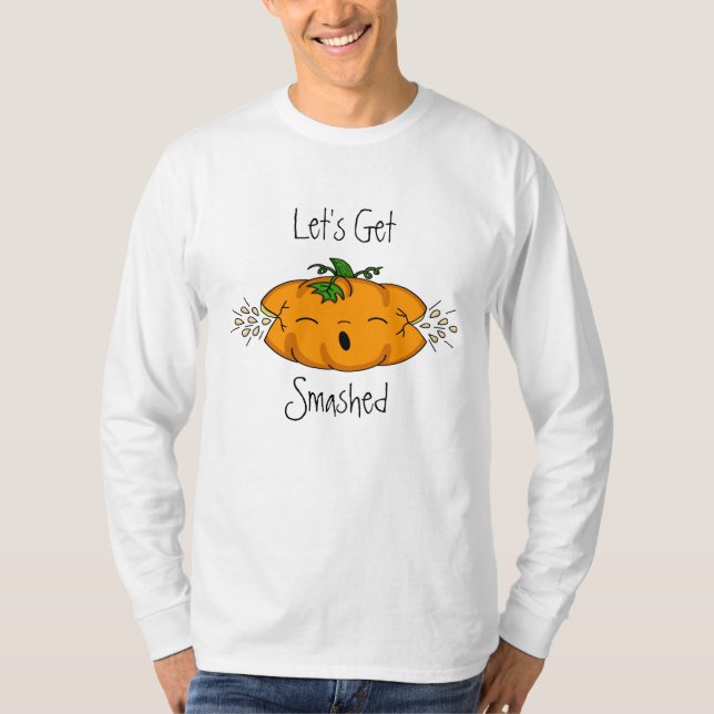 Camiseta Halloween divertida vamos a hacer calabaza malolie (Anverso)