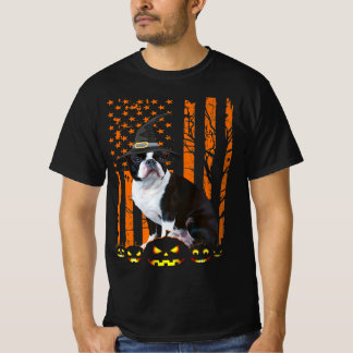 Camiseta Halloween divertido con la bandera norteamericana 