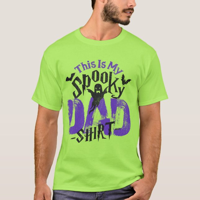 Camiseta Halloween divertido 🎃 Dad Tee Boo Scary 👻 Ghost  (Anverso)