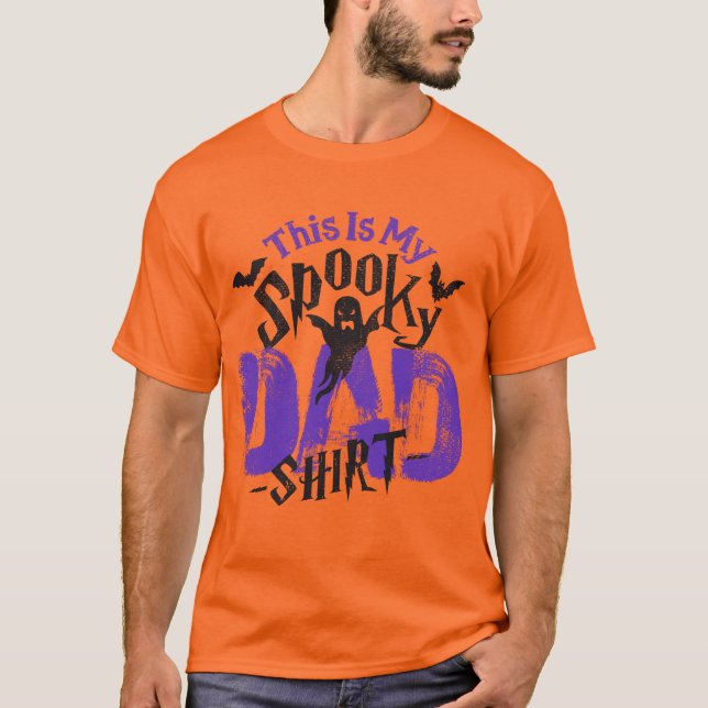 Camiseta Halloween divertido 🎃 Dad Tee Boo Scary 👻 Ghost  (Anverso)