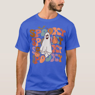 Camiseta Halloween divertido de la Calabaza Fantasma Retro 