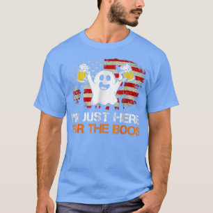Camiseta Halloween divertido de la cerveza, estoy aquí para