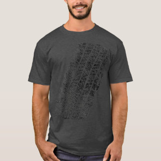 Camiseta Halloween divertido de la pista de neumáticos