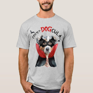 Camiseta Halloween divertido del perro del pastor australia