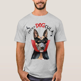 Camiseta Halloween divertido del perro vampiro malinés belg
