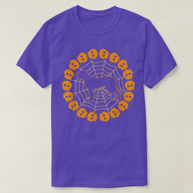 Camiseta Halloween Dog Mastiffs  (Diseño del anverso)