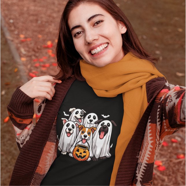 Camiseta Halloween Dogs With Pumpkin (Subido por el creador)
