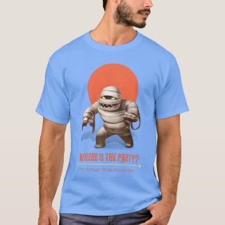 Camiseta Halloween donde ella Fiesta graciosa