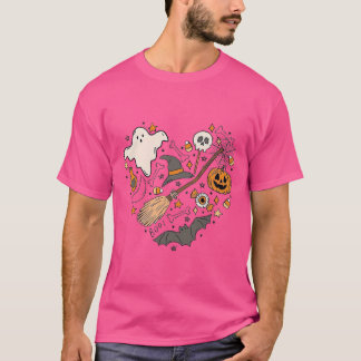 Camiseta Halloween Doodles Hearth Sweatshirt Halloween Pump