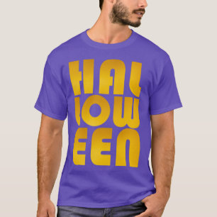Camiseta Halloween dorado