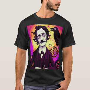 Camiseta Halloween, Edgar Allen Poe, Raven, Nevermore