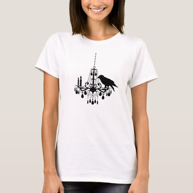 Camiseta Halloween Edgy Chandelier T-Shirt (Anverso)