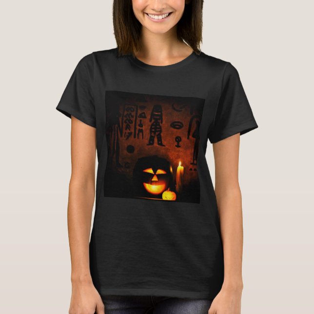 Camiseta Halloween egipcio 1 (Anverso)