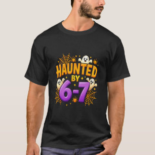 Camiseta Halloween Embrujado Embrujado 67 Número 67 Seis Si