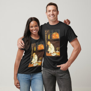 Camiseta Halloween Emocionante Vintage de Ellen Clapsaddle