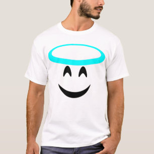 Camiseta Halloween Emoji disstume cara sonriente Halo