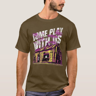 Camiseta Halloween en la casa de terror
