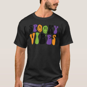 Camiseta Halloween en la época de la espeluznante fiesta de