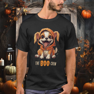 Camiseta Halloween en la juerga de perros divertidos de la