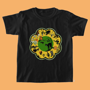 Camiseta Halloween en la ronda