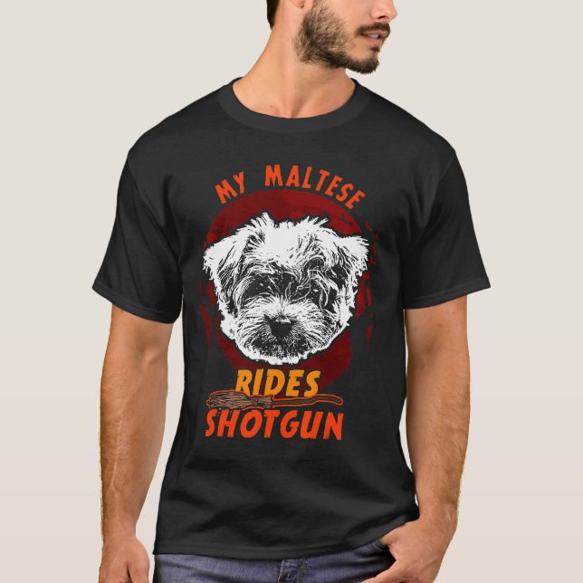 Camiseta Halloween en maltés (Anverso)