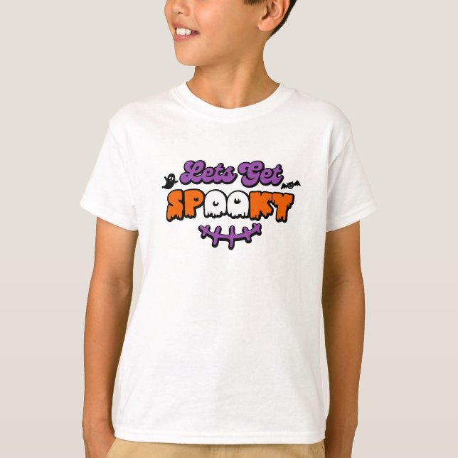 Camiseta Halloween encantados: Halloween Hauntings Let's Ge (Anverso)