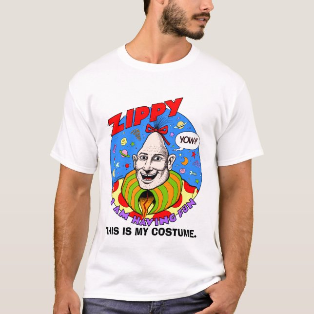 Camiseta Halloween enérgico clásico "traje " (Anverso)