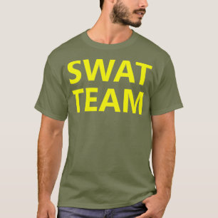 Camiseta Halloween Equipo de Policía de SWAT Niños tácticos