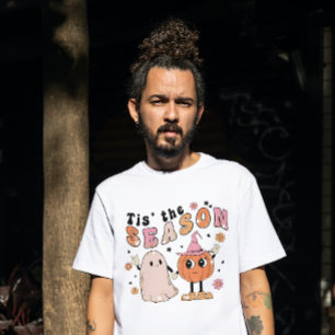 CAMISETA HALLOWEEN ES EL FANTASMA Y PUMPKIN DE TEMPORADA