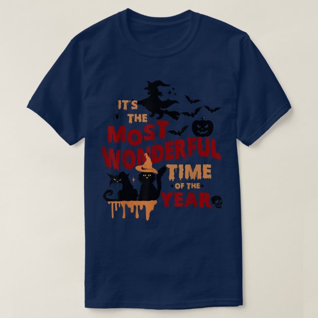 Camiseta Halloween es el momento más maravilloso del año te (Diseño del anverso)