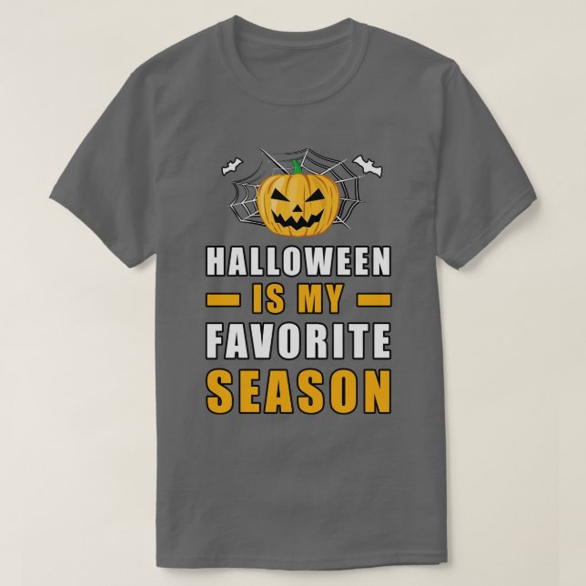 Camiseta Halloween es mi temporada favorita en Trinidad (Diseño del anverso)