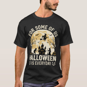 Camiseta Halloween Es Todos Los Días Luna Embrujada Bruja S