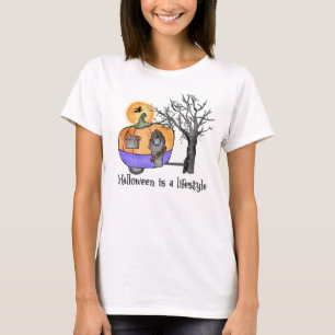 Camiseta Halloween Es Un Estilo De Vida Camper Trailer