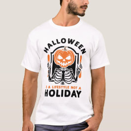 Camiseta Halloween Es Un Estilo De Vida No Un Día Festivo D