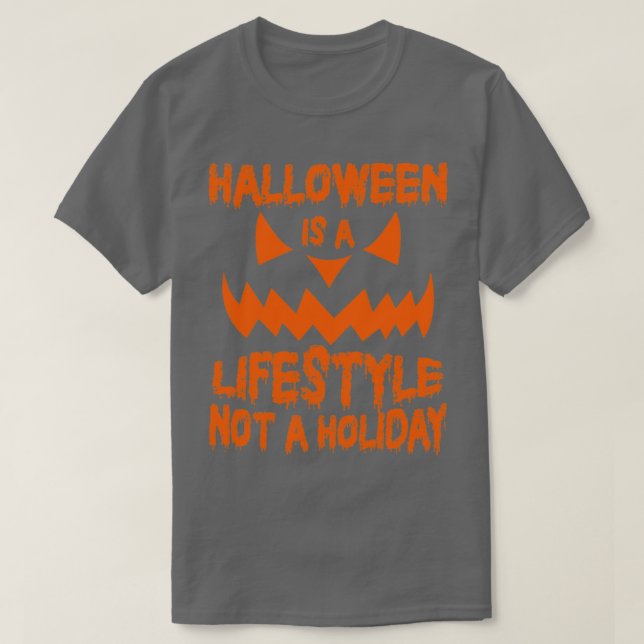 Camiseta Halloween Es Un Estilo De Vida No Una Festividad3 (Diseño del anverso)