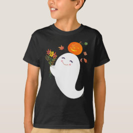 Camiseta Halloween es un fantasma negro