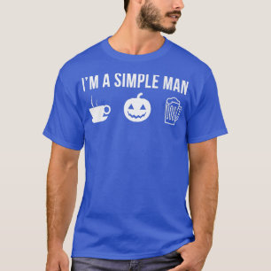 Camiseta Halloween es un hombre sencillo