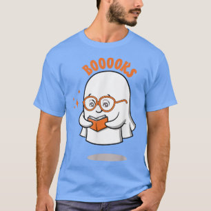 Camiseta Halloween es un lindo libro fantasma que lee la te