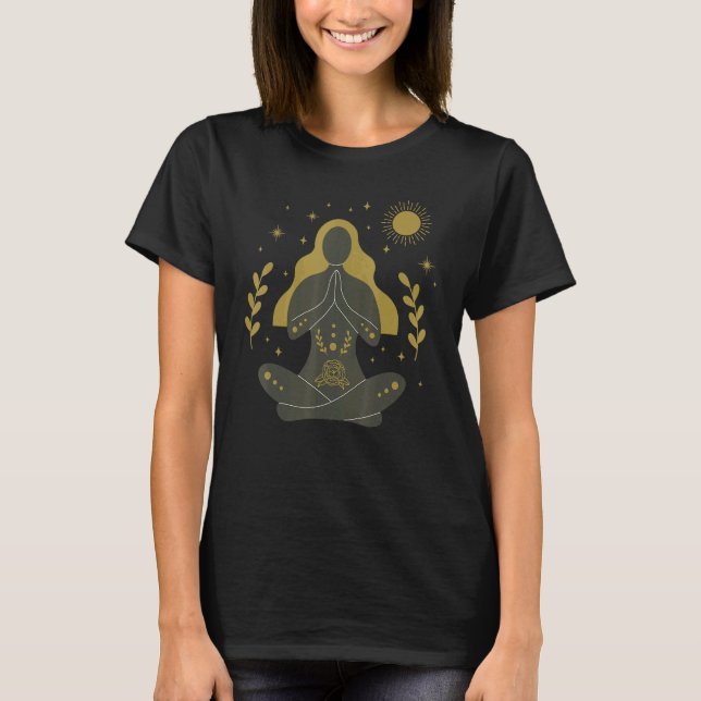 Camiseta Halloween Esoteric Mystic Witch Yoga 1 (Anverso)