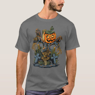 Camiseta Halloween, espantapájaros 4175